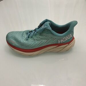 Hoka One One Clifton 8 Womens Running Shoe Blue 8 M